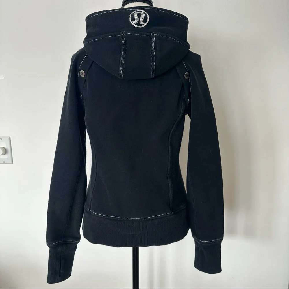 Lululemon Special Edition Scuba Hoodie Black Zip Jacket Gorpcore Atheleisure Y2K - Picture 3 of 9